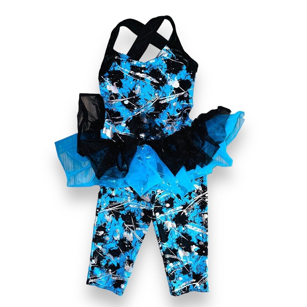 Weissman Dance Costume Size Large Tutu 80s Inspired Girls Jazz Tap Ballet N9
